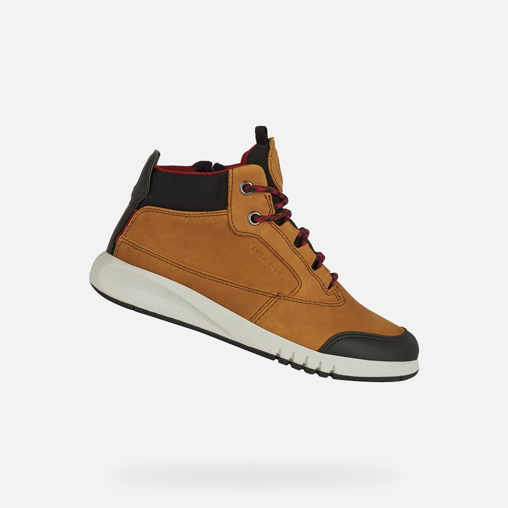 Geox Erkek Çocuk Bot Kahverengi - Aeranter Abx - QSL-738154